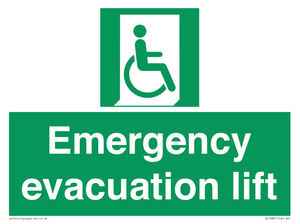Emergency evacuation lift